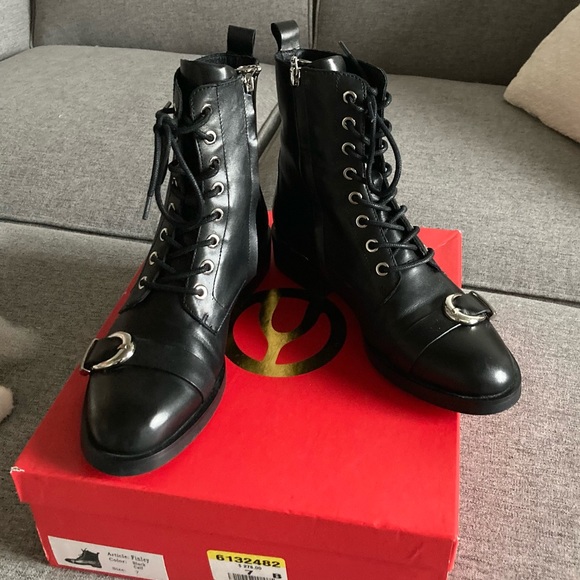 NEW Wishbone combat boots - Picture 5 of 8